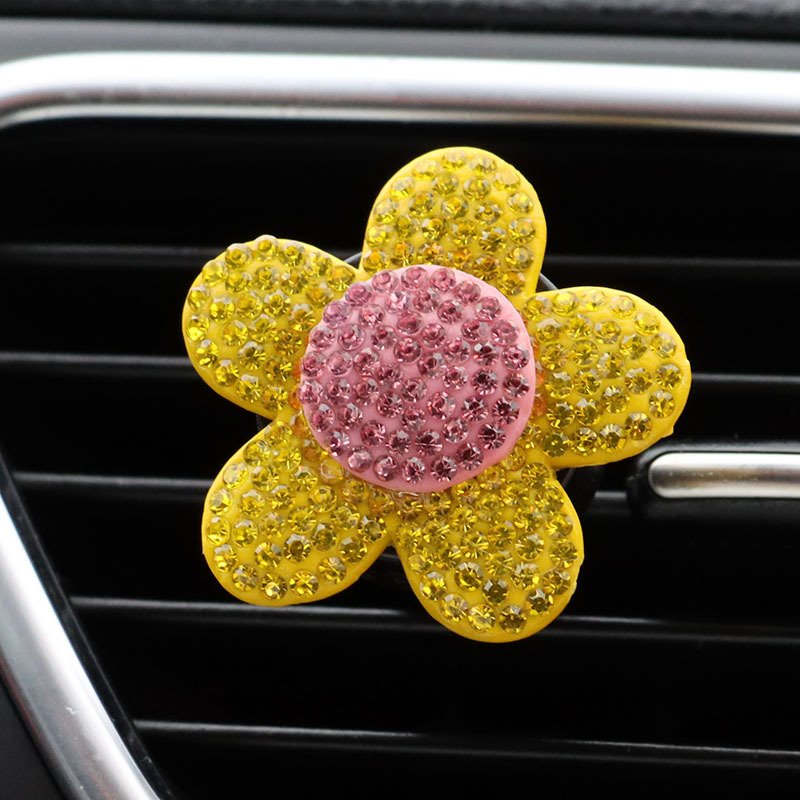 Bling Crystal Truck Air Vent Clip Charms Car fresheners Diamond Car Decor Interior Car Accessories for Women