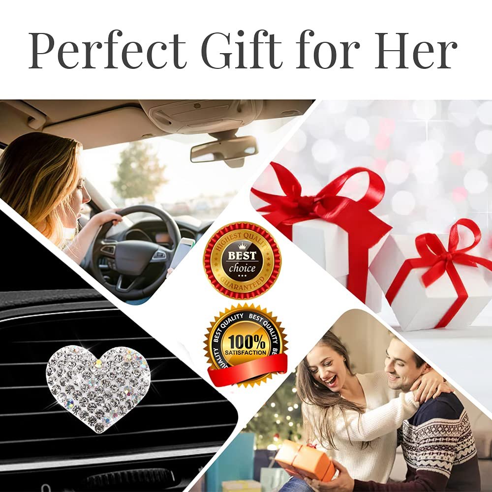 Bling Crystal Truck Air Vent Clip Charms Car fresheners Diamond Car Decor Interior Car Accessories for Women