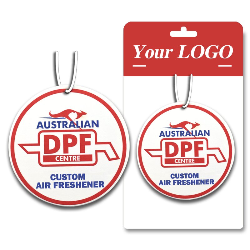 Customized Cotton Paper Air Freshener with Logo Fragrance-Perfume Scented In-Car Car Freshener