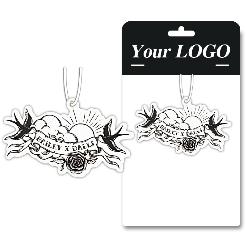Customized Cotton Paper Air Freshener with Logo Fragrance-Perfume Scented In-Car Car Freshener