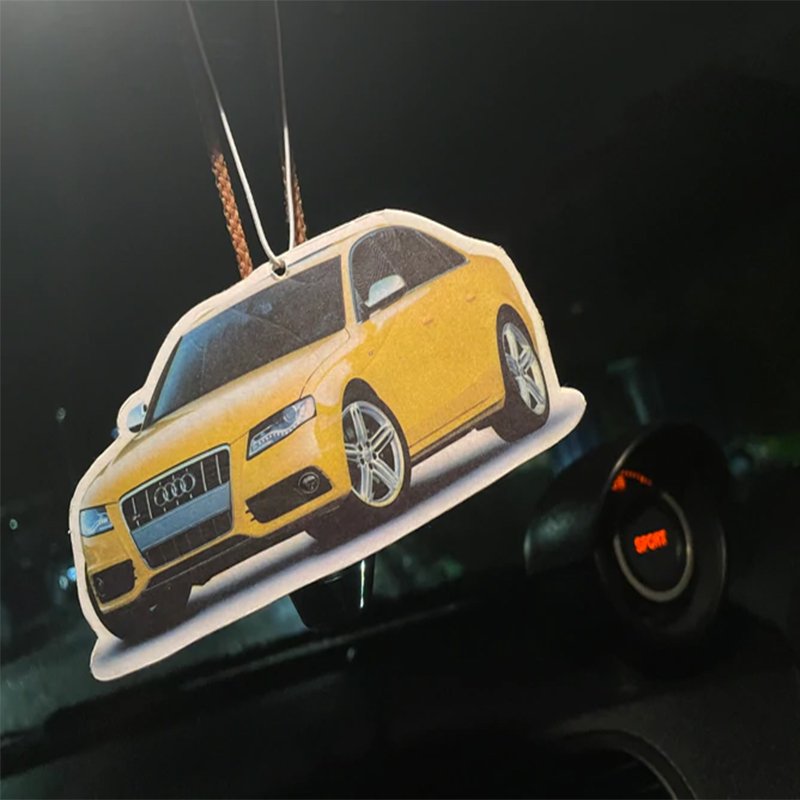 Different smells custom logo car air freshener with Long lasting scents Cartoon characters style