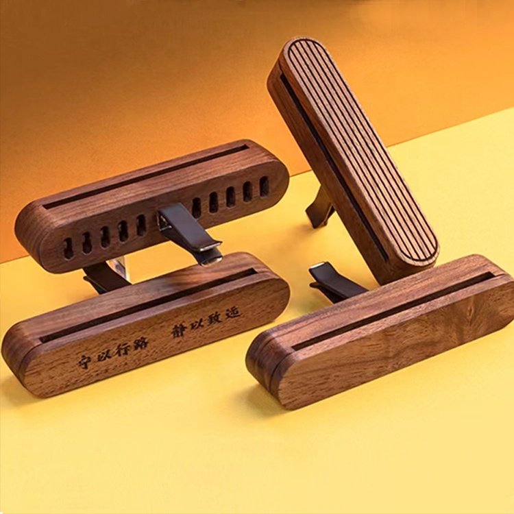 Innovative Design Car Decorations Car Air Freshener Natural Wood Aromatherapy Oil Diffuser for Large Room