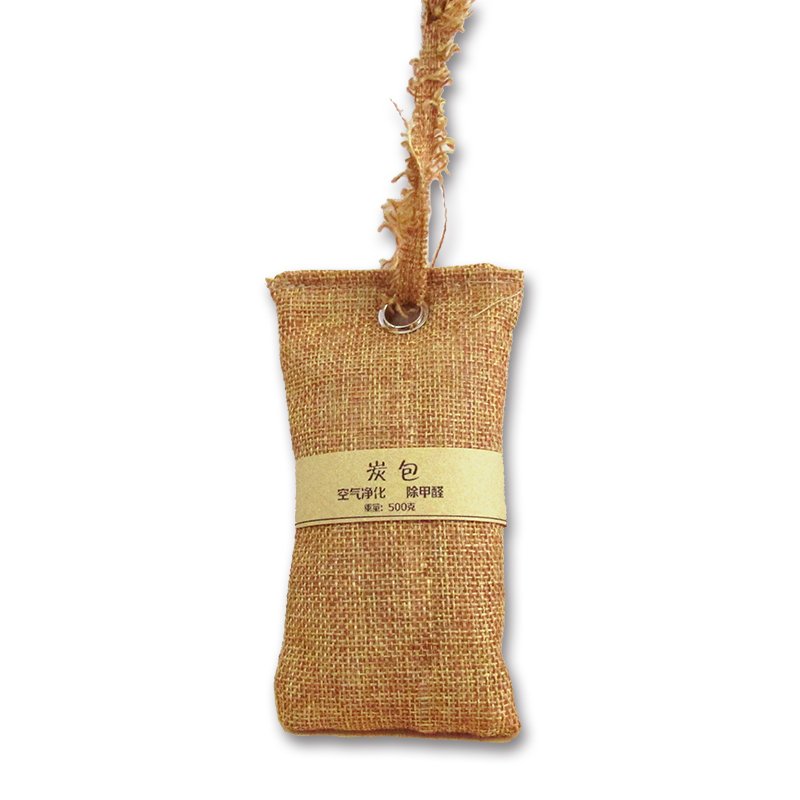 Odor Removal Air Freshener 75G Bamboo Charcoal Bag Air Purification Activated Carbon Bag For Home Shoes Use
