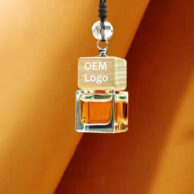 Custom Car Pendants Liquid Hanging Car Perfume Glass Bottle 8ml Gu long Fragrance Automatic Fragrance Diffuser Car Air Freshener