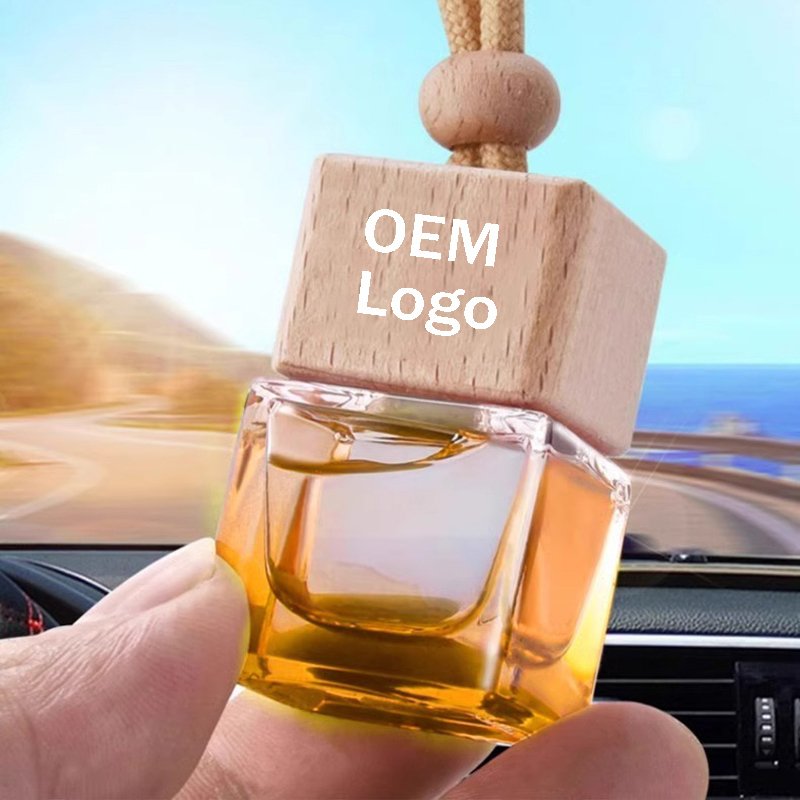 Custom Car Pendants Liquid Hanging Car Perfume Glass Bottle 8ml Gu long Fragrance Automatic Fragrance Diffuser Car Air Freshener
