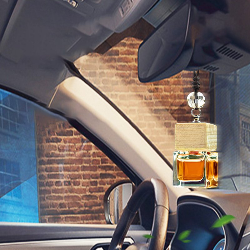 Custom Car Pendants Liquid Hanging Car Perfume Glass Bottle 8ml Gu long Fragrance Automatic Fragrance Diffuser Car Air Freshener