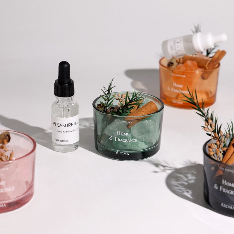 Luxury Essential Oil Diffuser Stone Aromatherapy Difusor Aroma Plant Essential Aroma Stone Air Freshener with Essential Oil