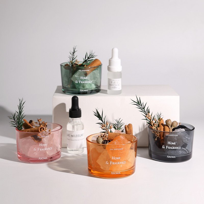 Luxury Essential Oil Diffuser Stone Aromatherapy Difusor Aroma Plant Essential Aroma Stone Air Freshener with Essential Oil
