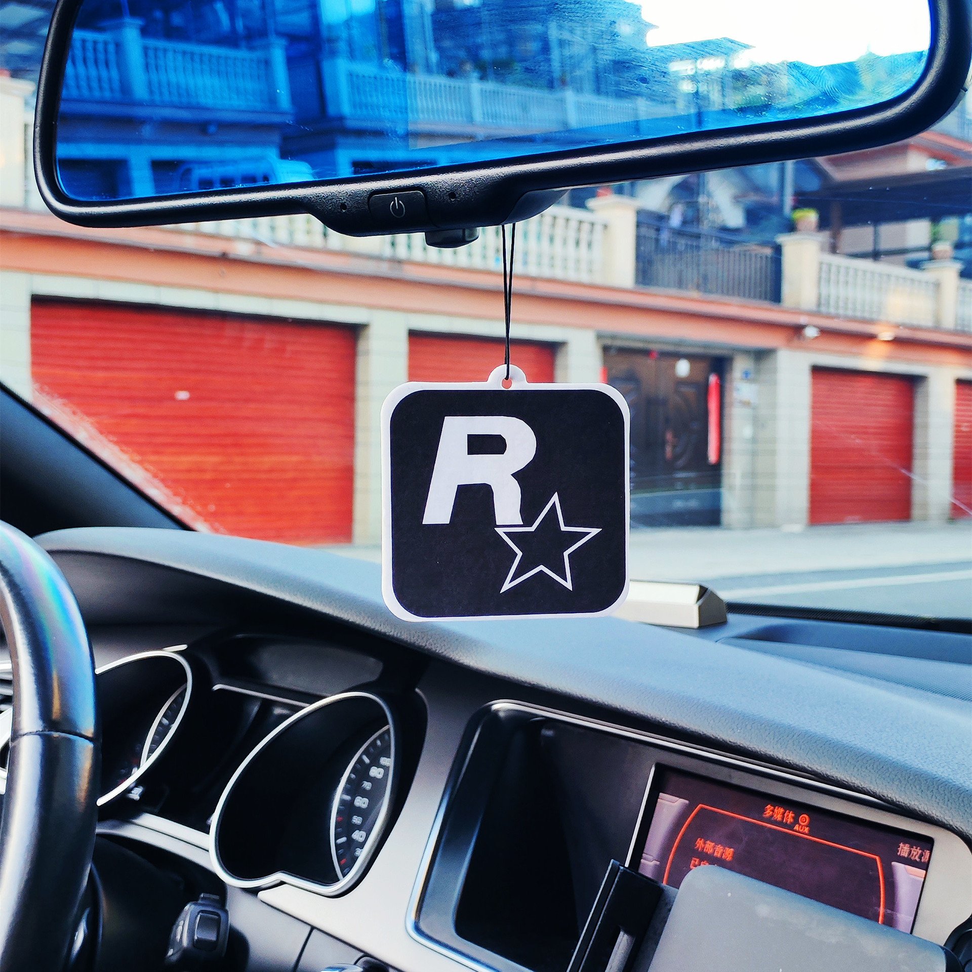 TY Wholesale car rearview mirror pendant fragrance tablet car accessories Perfume pendant car air freshener auto parts