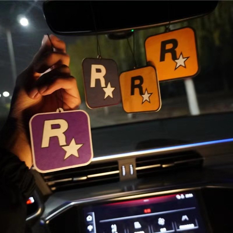 TY Wholesale car rearview mirror pendant fragrance tablet car accessories Perfume pendant car air freshener auto parts