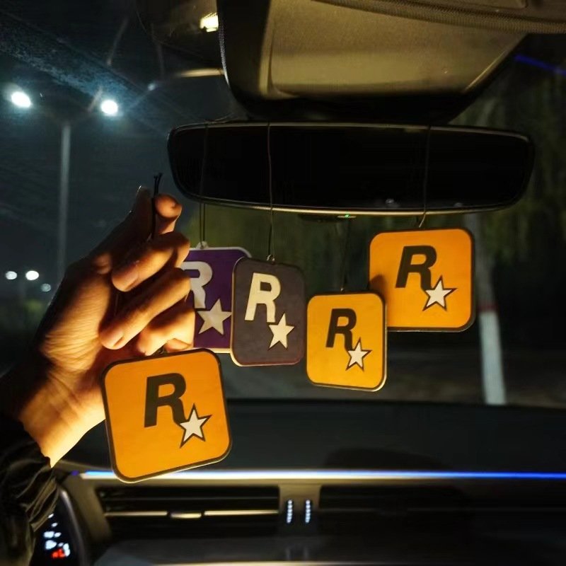 TY Wholesale car rearview mirror pendant fragrance tablet car accessories Perfume pendant car air freshener auto parts