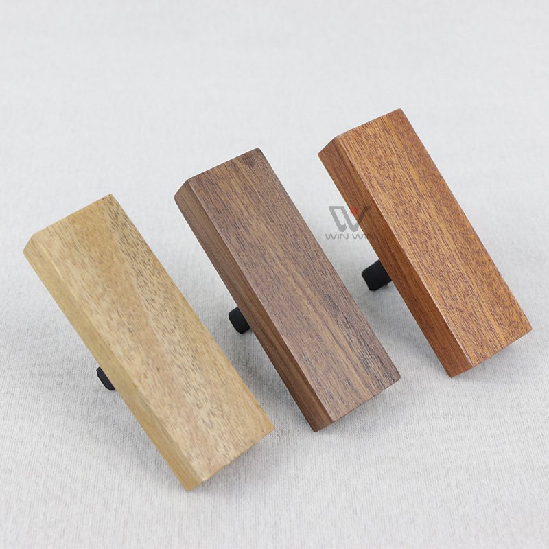 Eco-Friendly Wooden Car Air Vent Diffuser, Natural Essential Oil Aromatherapy, Personalized Car Freshener, Custom Logo Available