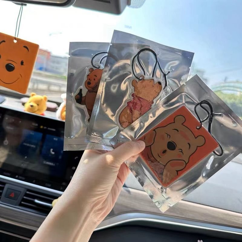Best selling car accessories custom logo fragrance car perfume printing car air freshener 2024