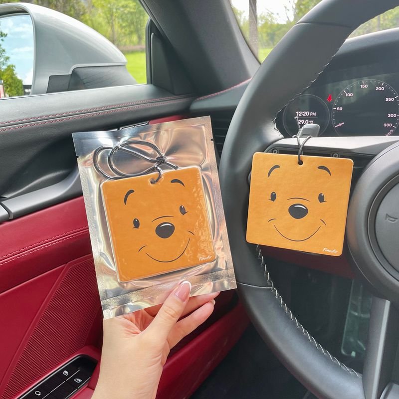 Best selling car accessories custom logo fragrance car perfume printing car air freshener 2024