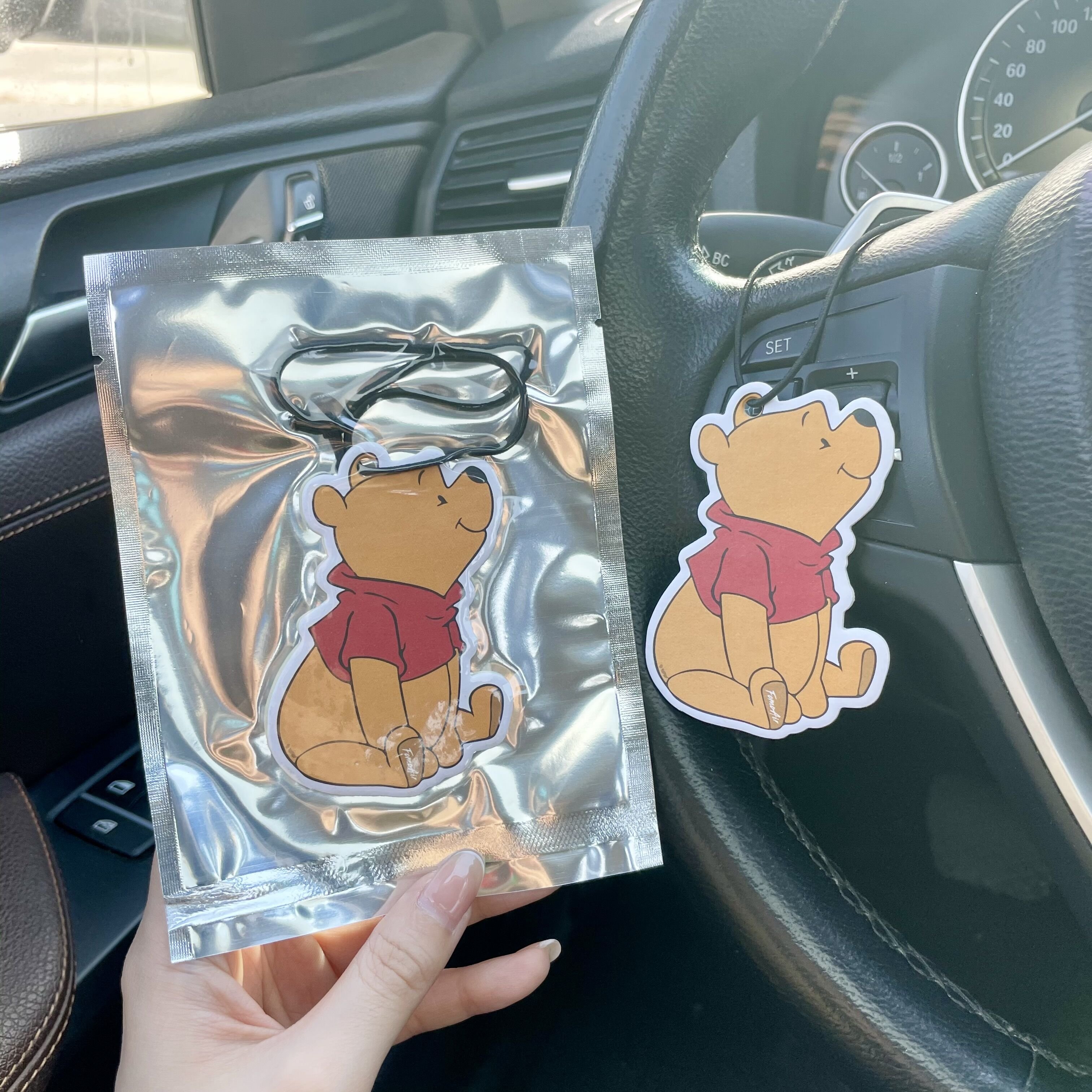 Best selling car accessories custom logo fragrance car perfume printing car air freshener 2024