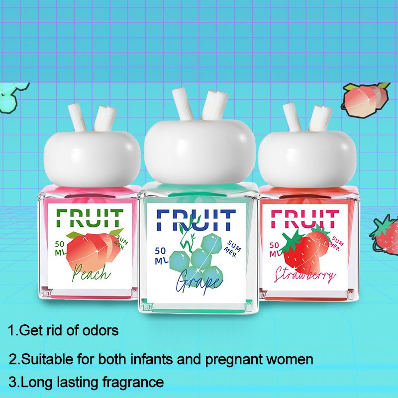 Wholesale Auto Air Freshener Aromatherapy Long Lasting Fruity Car Perfume Decoration Car Air Freshener