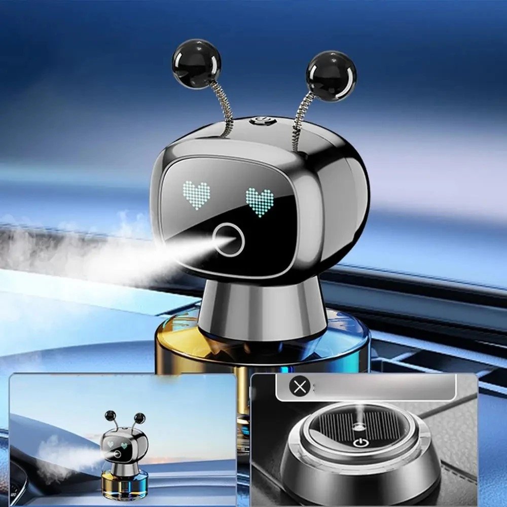 Robot model car aromatherapy automatic spray long-lasting fragrance machine car ir fresh for car