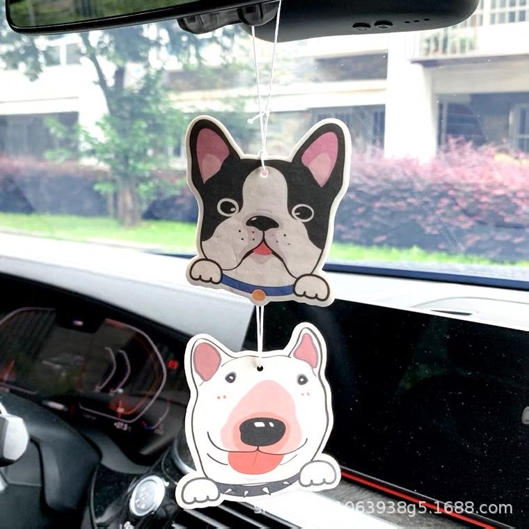 Factory custom wholesale promotional gift Car perfume Luxury bottle paper logo car air freshener