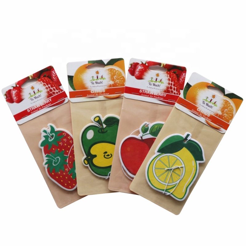 Professional supplier new car custom logo car shape air freshener aroma