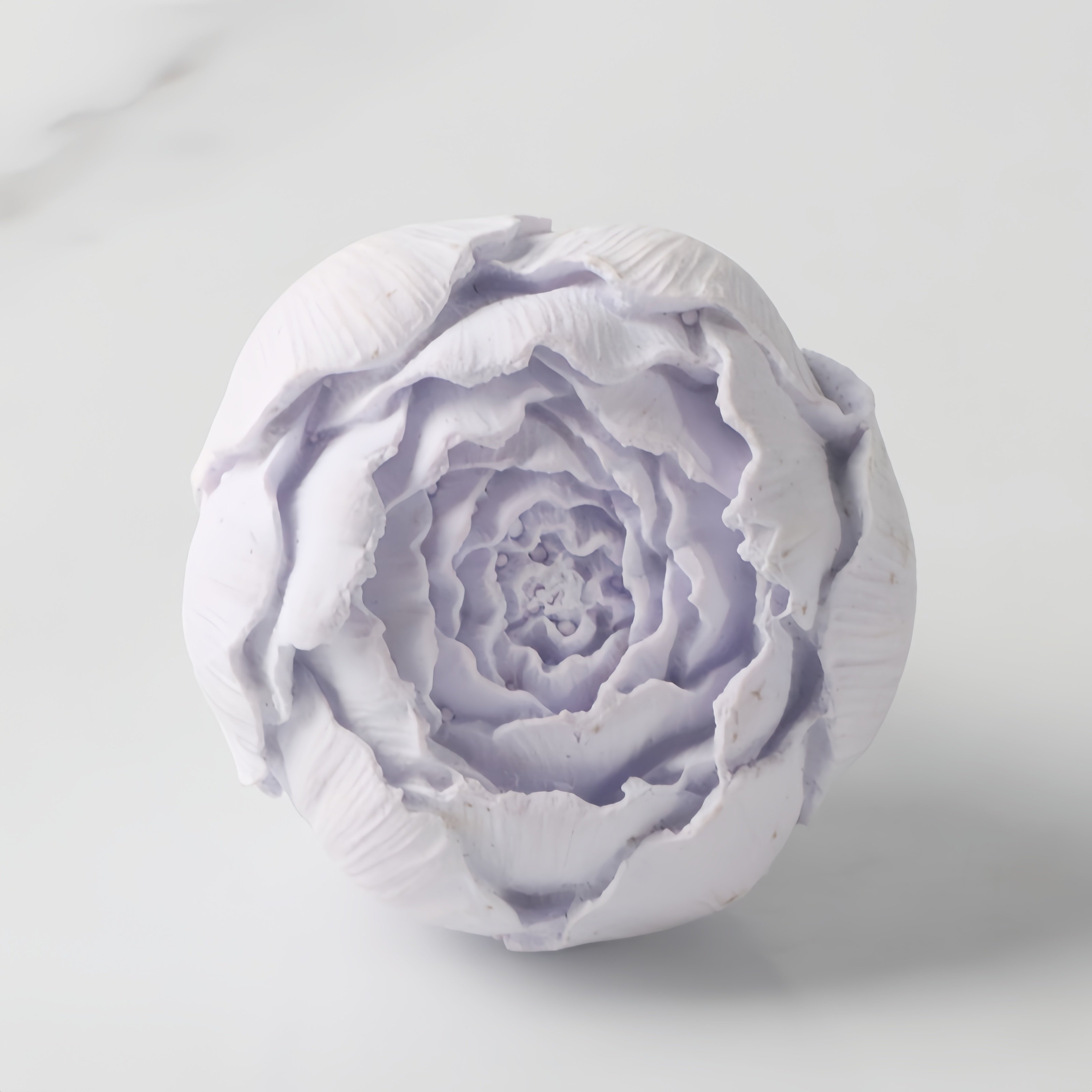 FinRu Stock Ceramic Paeonia Flower Automotive Vent Clip Car Inner Decoration Essential Oil Diffuser Car Vent Aroma Air Freshener
