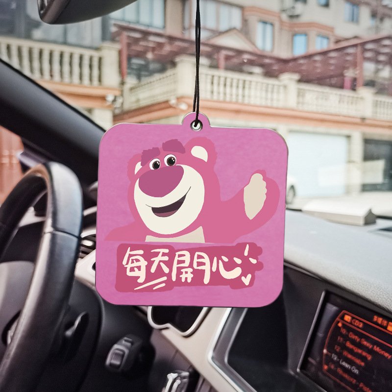 Santo Hot Custom Hanging Paper Car Air freshener Custom Shape And Design Car Perfumes