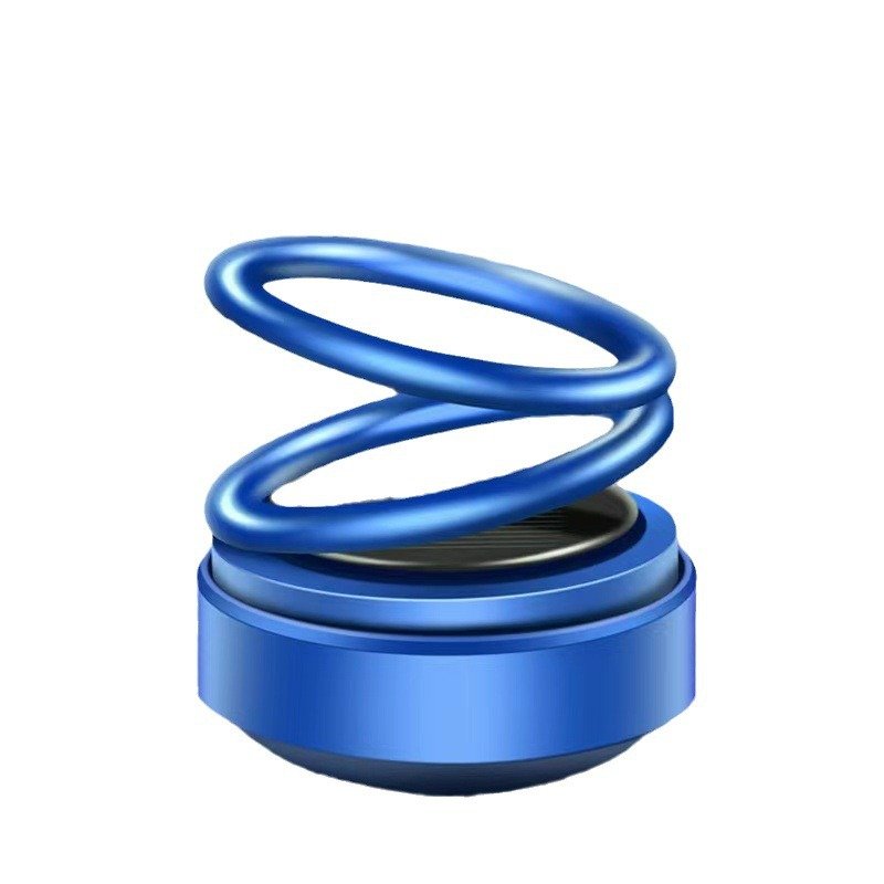 Customizable LOGO solar double ring suspension car perfume Creative car aroma car perfume decoration