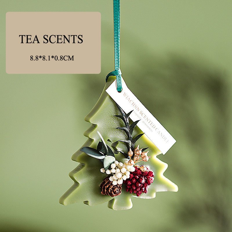 Christmas Tree Wax Tablets 3pcs Set Scents Bee wax Air freshener Long Lasting Solid Fragrance
