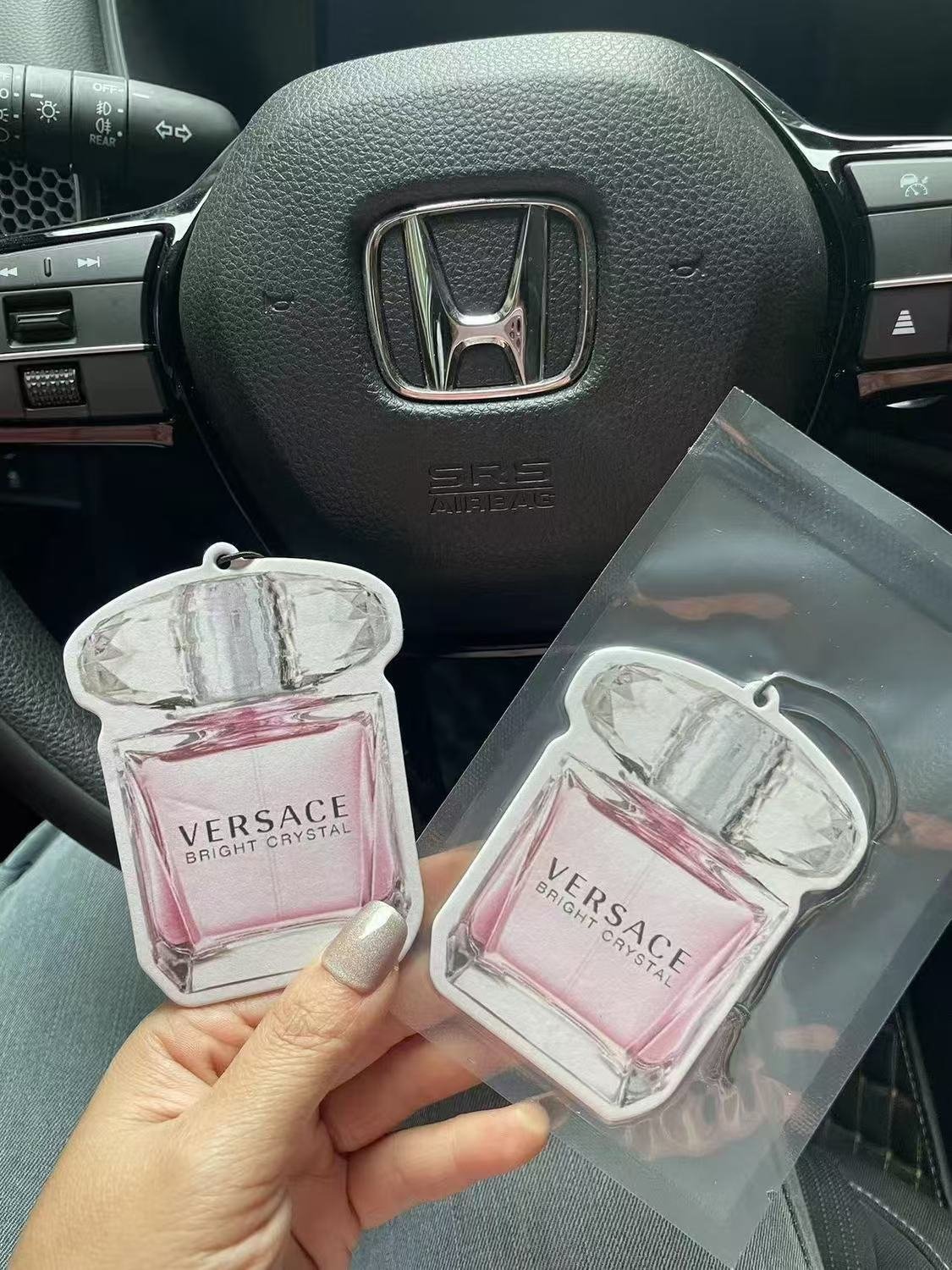 Custom Fragrance Car Perfume Card Scented Paper Card Perfume Bottle Shape With Long-lasting Scent Air Freshener Car Custom Logo