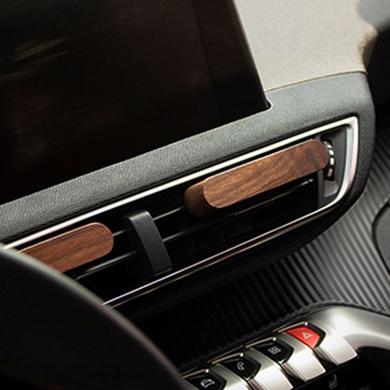2024 Best Sellers Metal Car Air Freshener Diffuser Custom Wood Metal Aroma Diffuser Car Fragrance Air Vent Clip