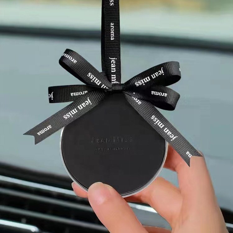 Unique Exclusive Eco-friendly EVA Material Scented Cards Ribbon Scented Hanging Car Perfume Scent Car Air Freshener