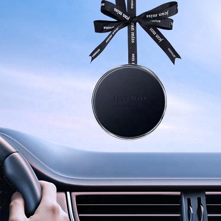 Unique Exclusive Eco-friendly EVA Material Scented Cards Ribbon Scented Hanging Car Perfume Scent Car Air Freshener