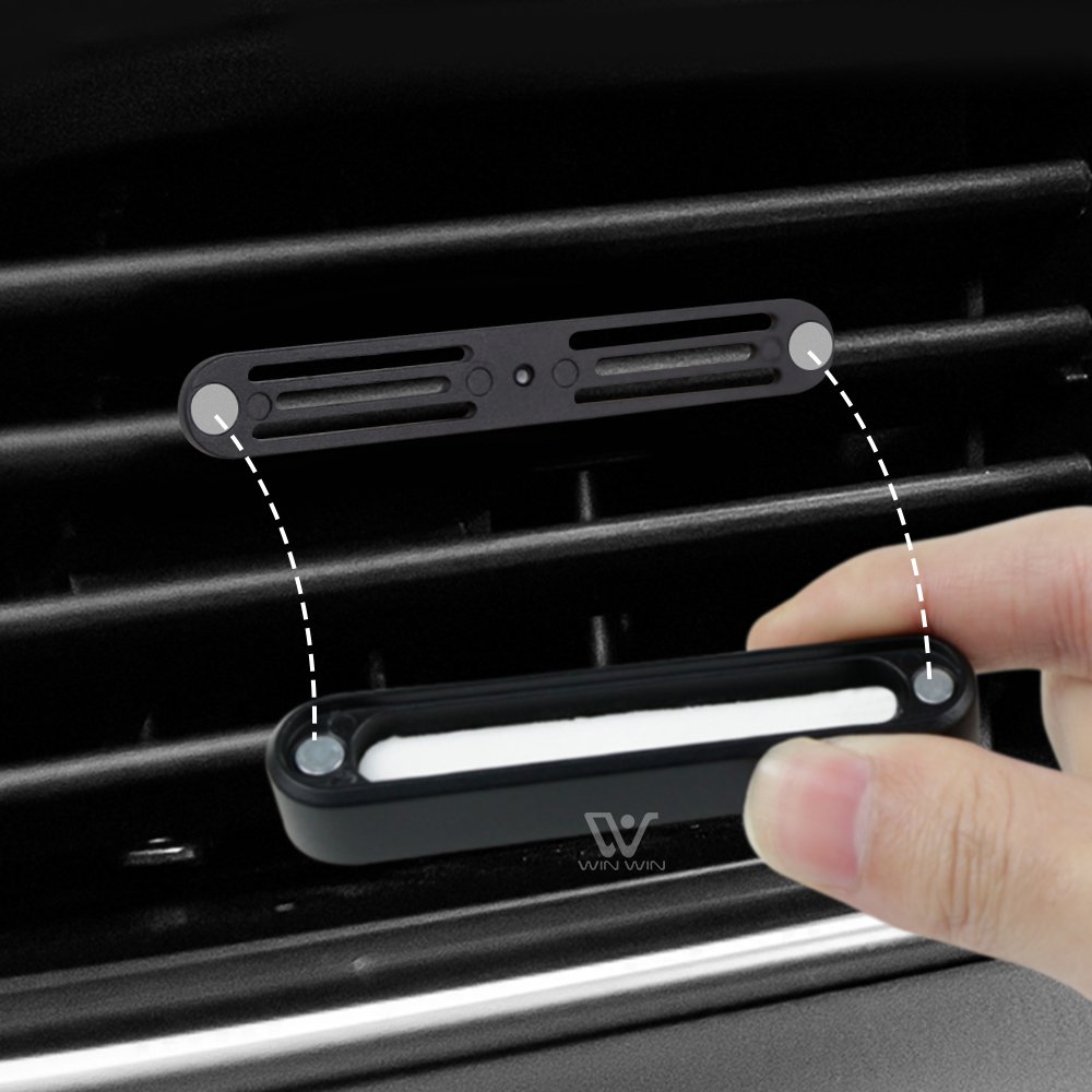 Oem Custom Interior Car Decorative Accessories Alloy Vent Clip Air Freshener With Ocean Fragrance Wholesale Bulk Supply