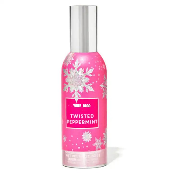 Wholesale Christmas Color Print Label Household Aromatic Air Freshener Fragrance Room Spray for Home Car & Office for Hotels