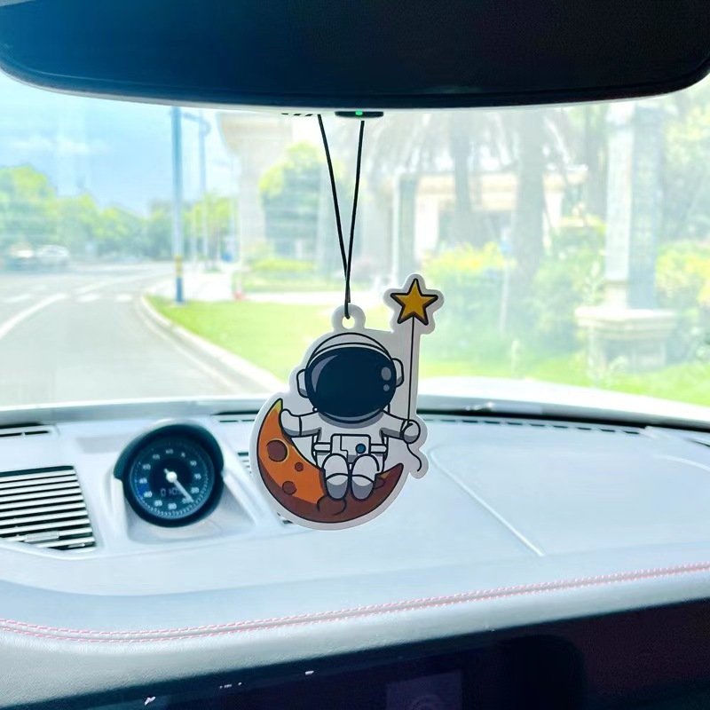 Factory Wholesale Rose Car Air Freshener Cool Logo Animal Pattern Design Paper Car Wash Perfume Vent Placement Gift Good Smell
