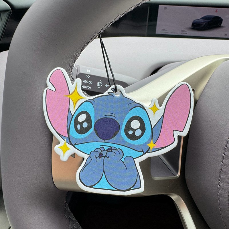 Popular Cheap custom foil pouch hanging car custom cartoon character air freshener with vacuum packing