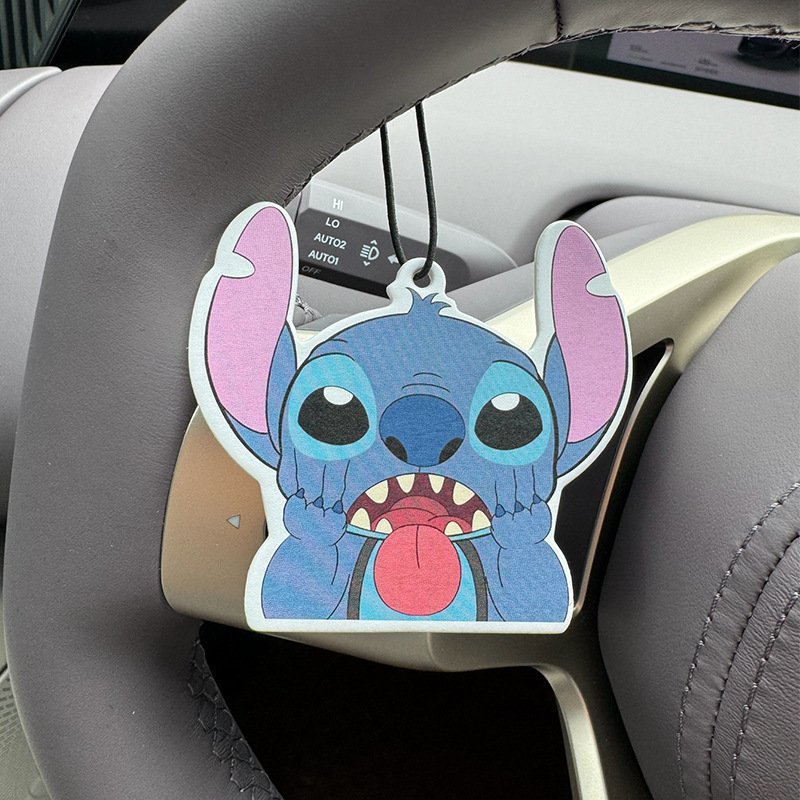 Popular Cheap custom foil pouch hanging car custom cartoon character air freshener with vacuum packing
