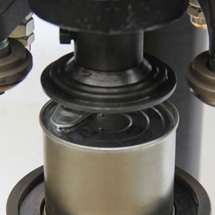 Factory Directly Sale Semi Automatic Can Seal Machine Organic fiber wood block aluminum can capping machine