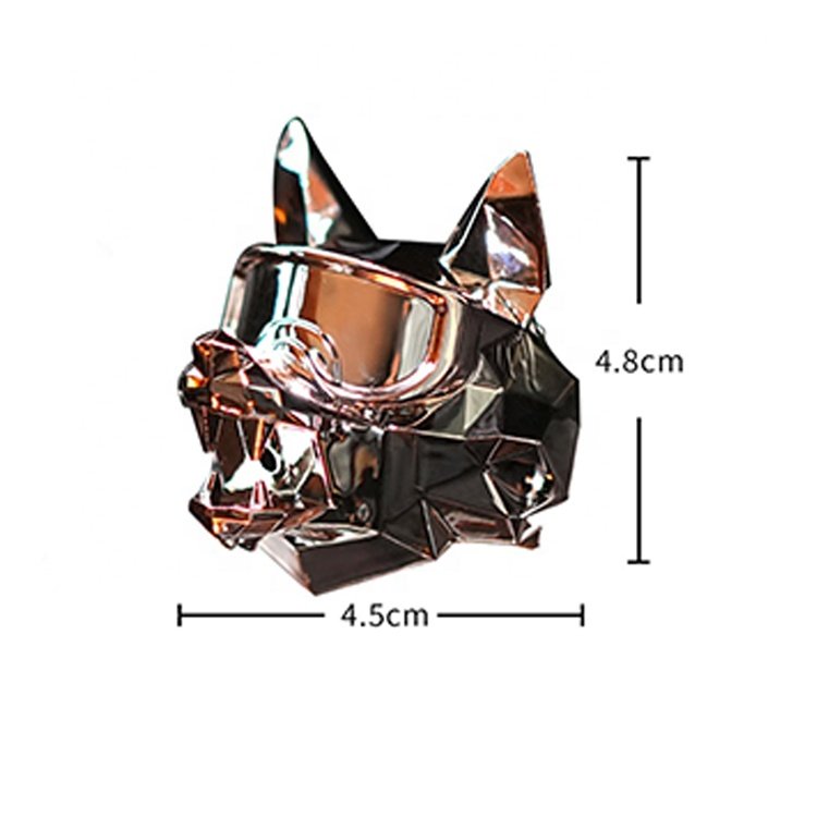 Hot style Auto Accessory Rose Gold Wolf Shape Freshener Bulk Scented Eva Areon Air Freshener for Cars