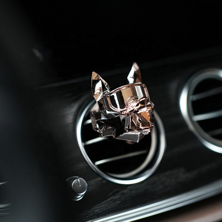 Hot style Auto Accessory Rose Gold Wolf Shape Freshener Bulk Scented Eva Areon Air Freshener for Cars