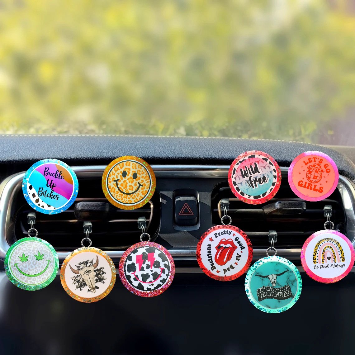 New 3D EVA Perfume Scented high end car freshener for Christmas gift