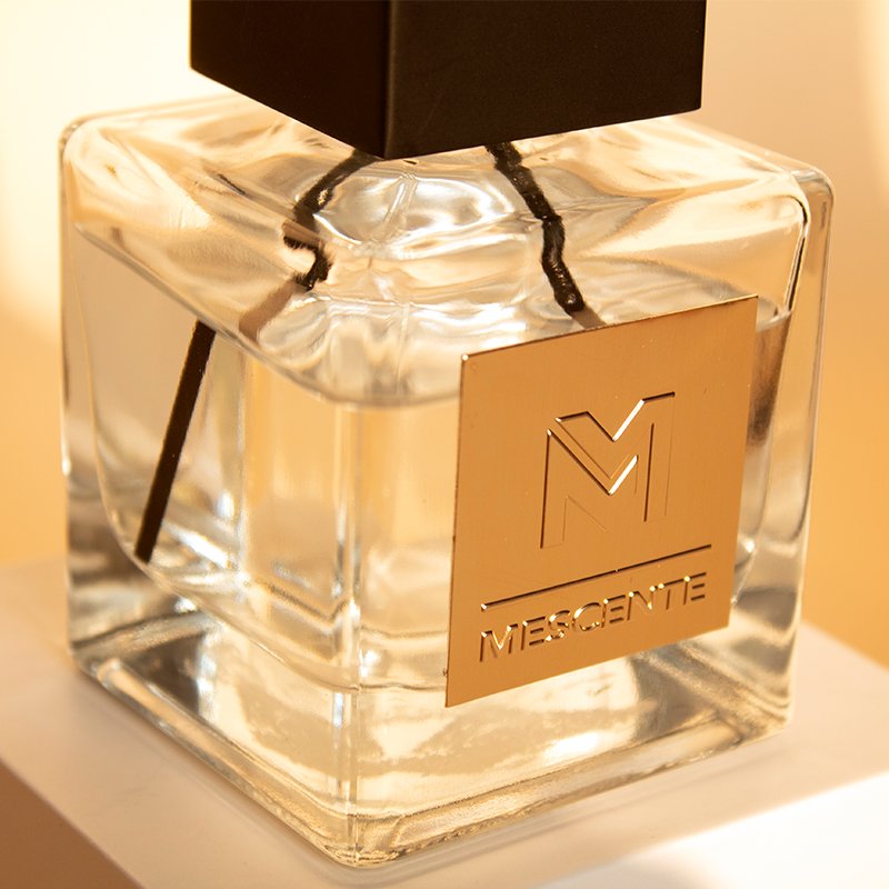 Mescente Oem Home Scent Glass Luxury Reed Diffuser Bottles Jars Sets For Gift Set