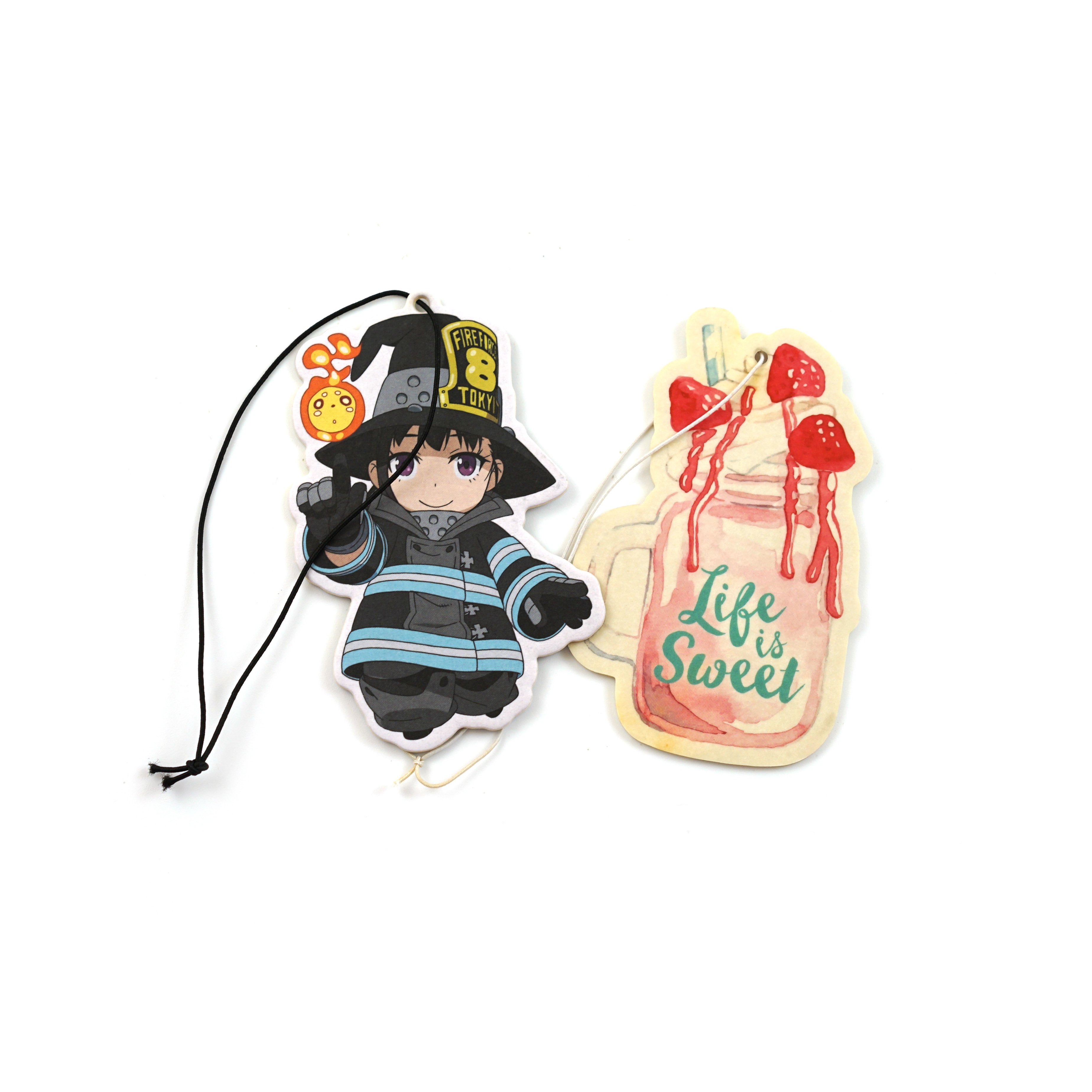 Wholesale Colorful Printing Custom Paper Hanging Car Air Freshener For Different Shapes And Scents