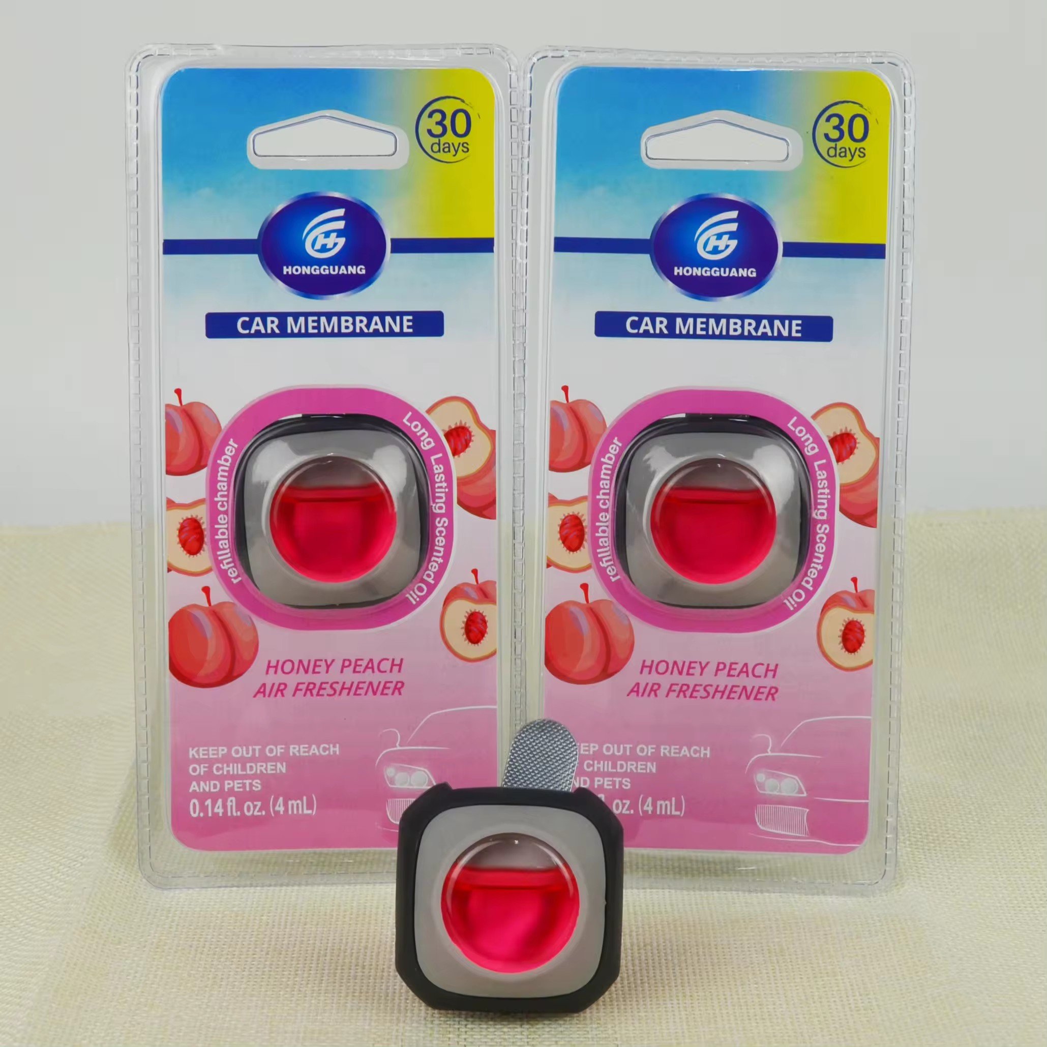 Factory Direct sale Liquid Car Vent Fragrance Safety Diffuser Clip Outlet Air Freshener Car Membrane Perfume