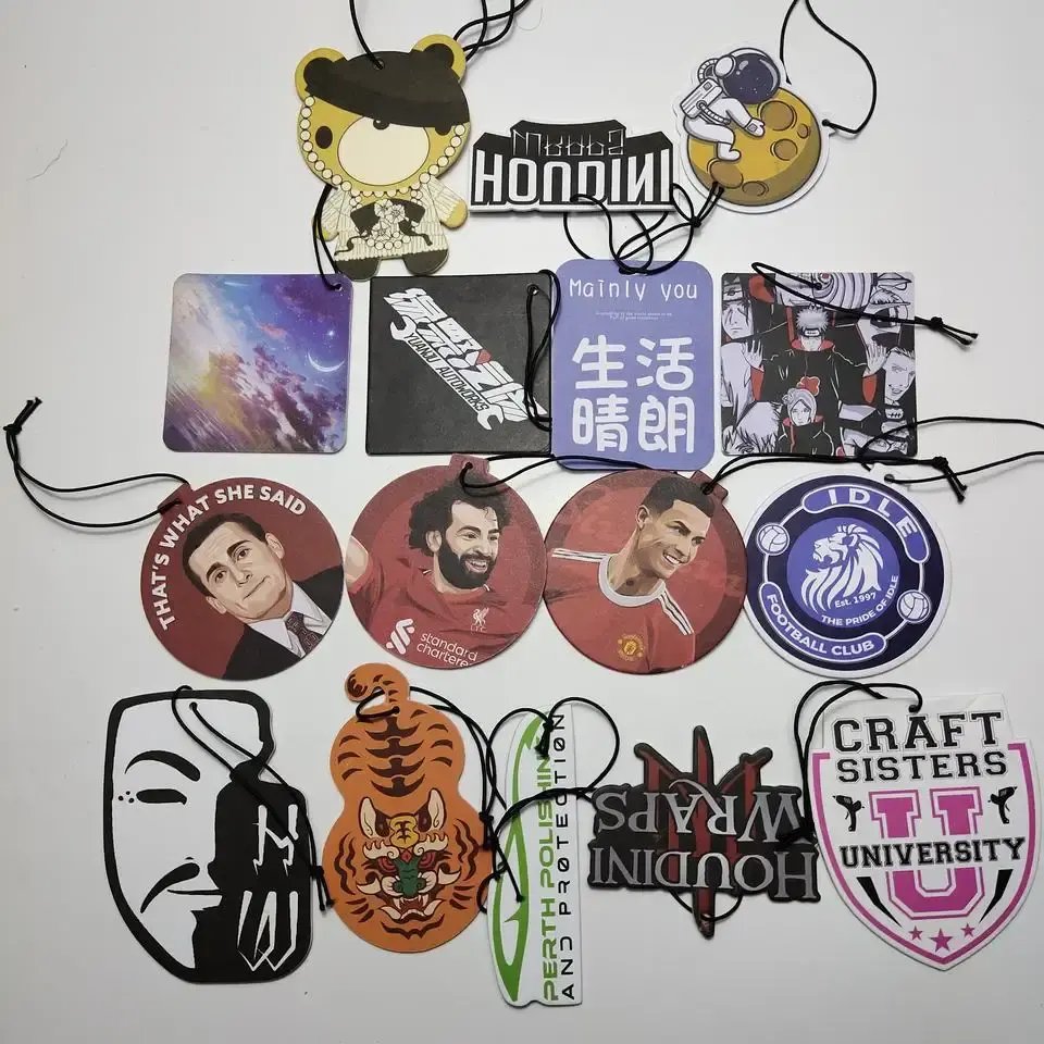 Custom hanging car air freshener perfume fragrance for auto car a air freshener