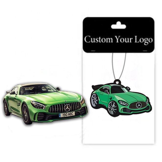 Customized Logo All Scents Refresh Paper Car Air Fragrance Air Freshener Luxury Car Air Freshener Custom Logo