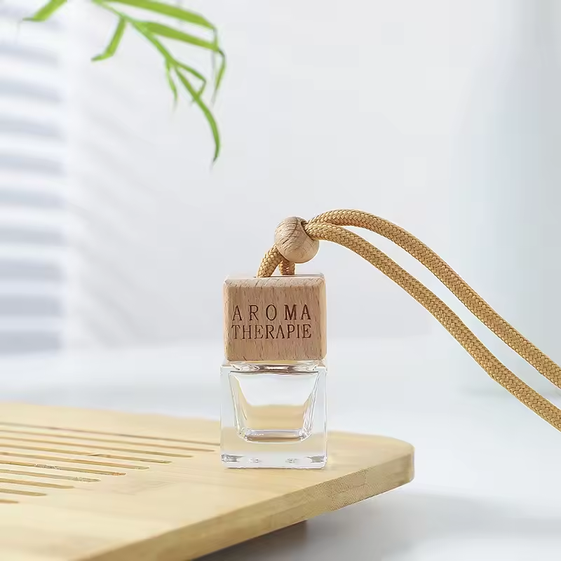 Luxury Hot Selling Portable Mini Hanging Wooden Cooling Car Perfume Air Freshener
