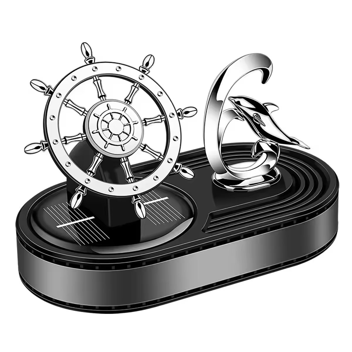 Solar energy perfume car perfume ornament creative interior helmsman fragrance car supplies in addition to the odor