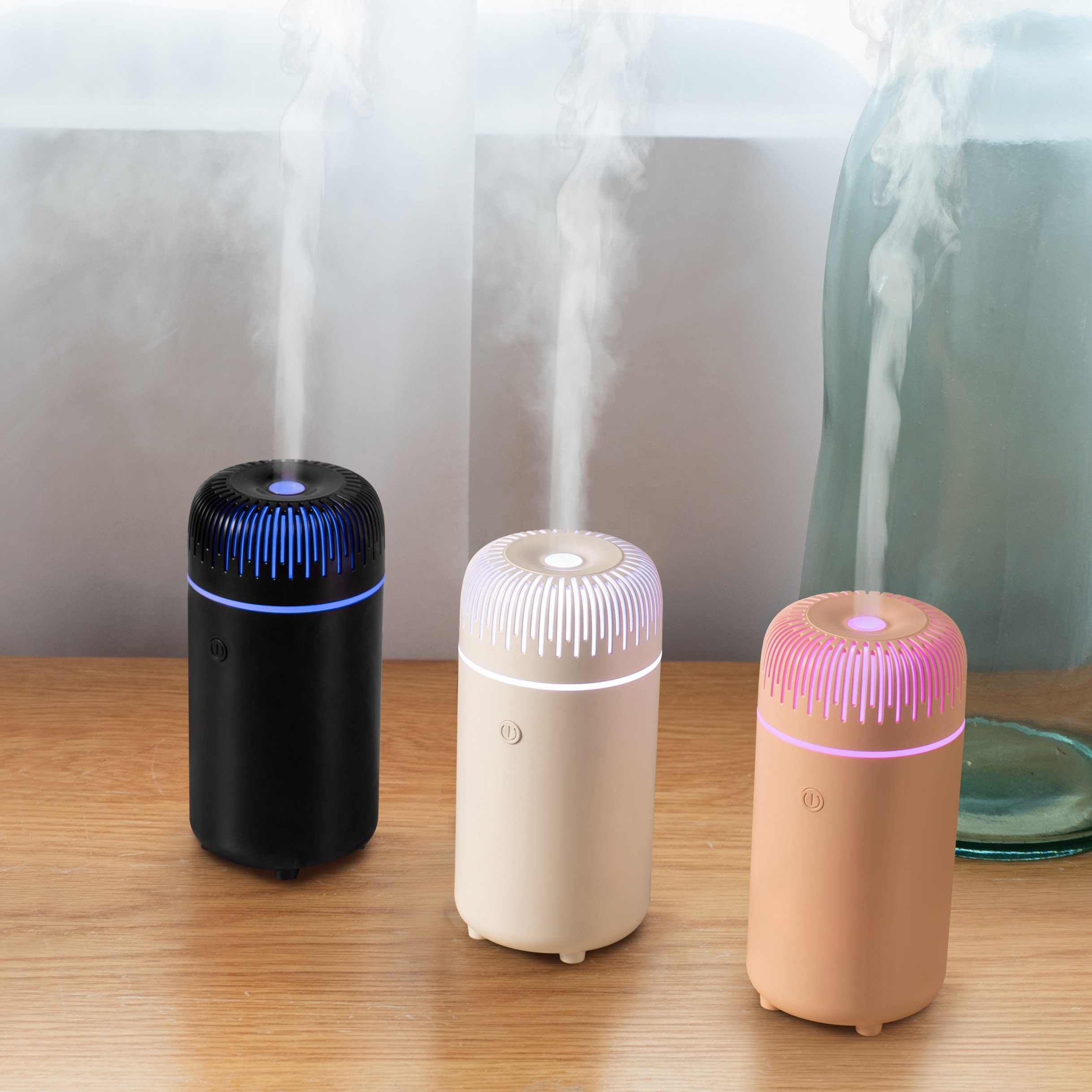 Home Small Diffuser Humidifiers air freshener Mini Nebulizer Aromatherapy Car Essential Oil Aroma Diffusers