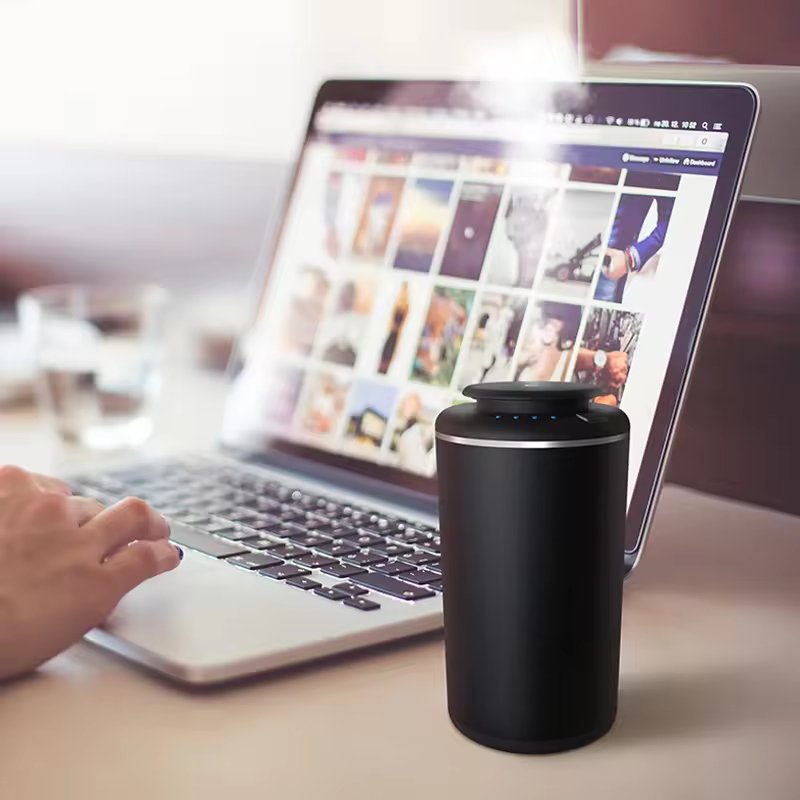 Portable Electric USB Rechargeable Home Car Aroma Diffuser Freshener Luxury Air Aromatherapy Car Perfume Diffuser