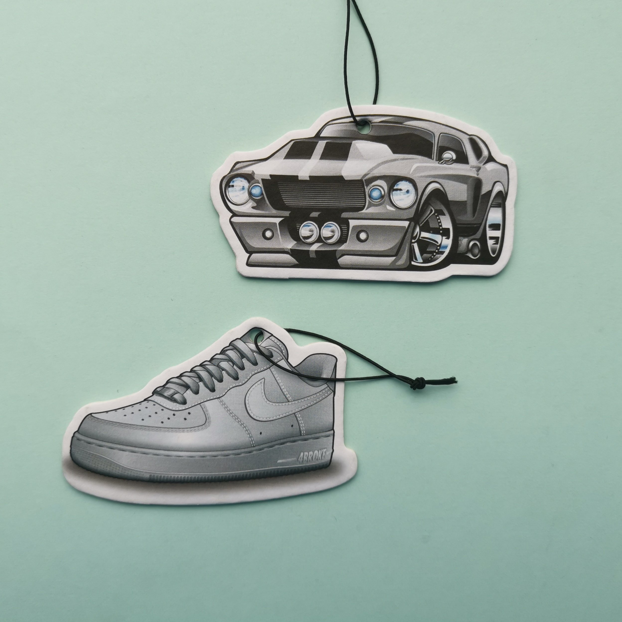 promotional Custom hanging air freshener for Car Cheap paper car air freshener